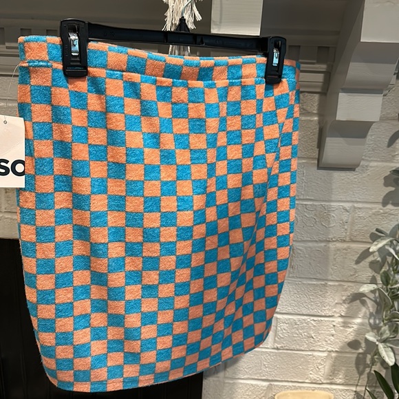 Nwt!! Checkerboard Mini Dress!! - Picture 4 of 5